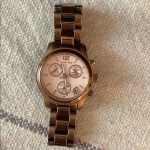 Michael Kors rose gold watch